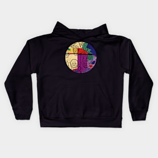 Wpap golden girls vintage Kids Hoodie